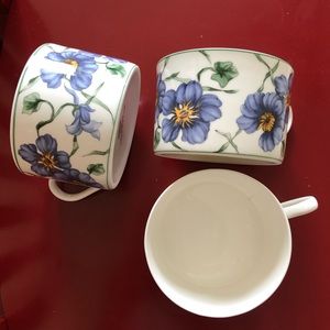 3 Retroneu Rhapsody porcelain cups